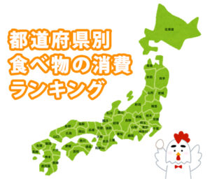 写真：都道府県別 食べ物の消費ランキング